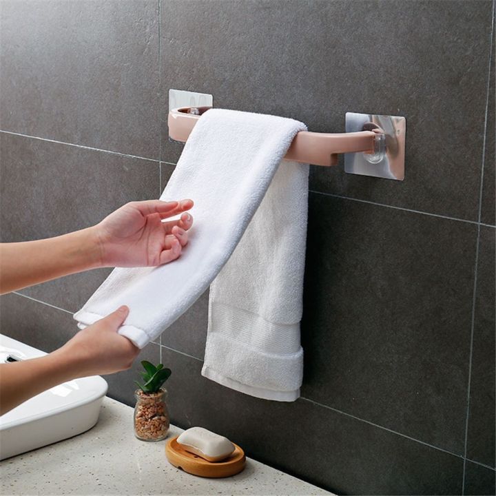 plastic-self-adhesive-towel-rack-wall-mounted-bathroom-frame-adhesive-bathroom-shelf-pendant-toilet-paper-holder-toilet-paper