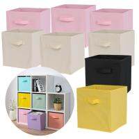 【CW】►☒  Non Woven Fabric Storage Bin Collection Collapsible Organizer Cube for ClothesSundriesCloset Basket1PCS