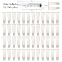 10/30/50pcs 10ml lip gloss tubes Lip Balm Soft Makeup Squeeze Sub-bottling Clear Plastic Lip Gloss Tube Container Makeup Tools