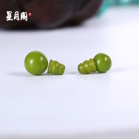 ▲✑ Natural bodhi root green Buddha head pagoda three-way beads accessories with bracelet / piece