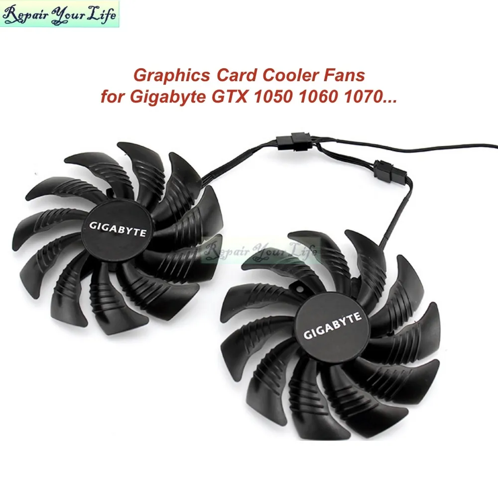 85mm 87mm Computer Graphics Card Cooler Fans For Gigabyte Gtx Gtxx 1050 1060 1070 960 Rx 470 480 570 580 Plds12hh Tsu Hot Lazada Ph