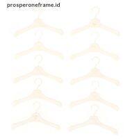 【prosperoneframe】 10PCS Lovely Hangers Mini Cute Wardrobe Dress Coat Clothes Plastic Accessories [ID]