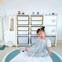 ?พร้อมส่ง?ชั้นเก็บของ ตู้เก็บของ ตู้เอนกประสงค์ ชั้นวางของ Baby Truck Storage ทรงรถบัส ชั้นเก็บของเล่นเด็ก  ชั้นหนังสือ