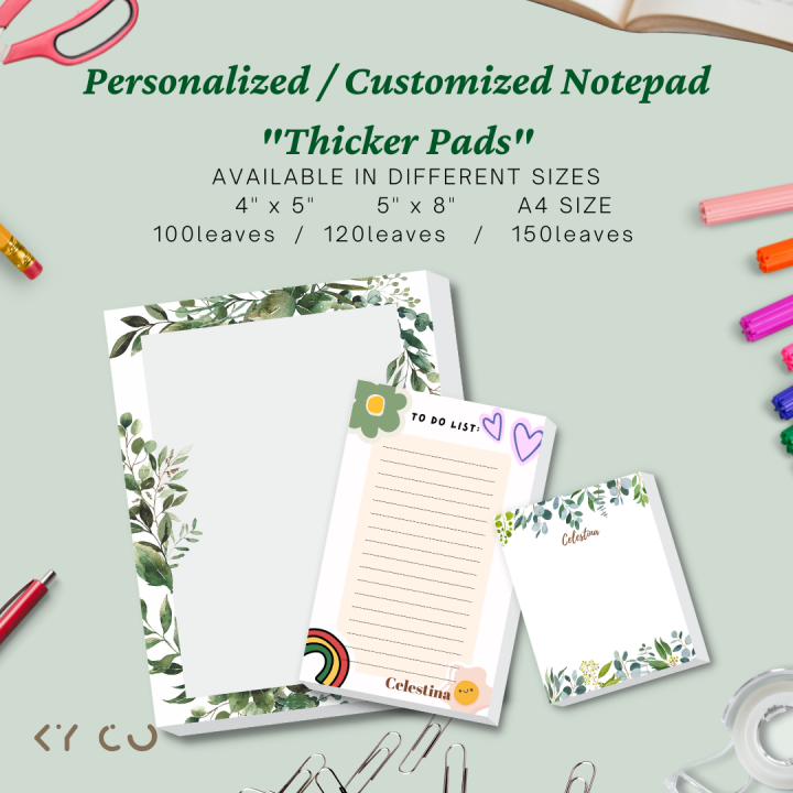 KYCO THICK Customized / Personalized Notepad (100, 120 & 150sheets
