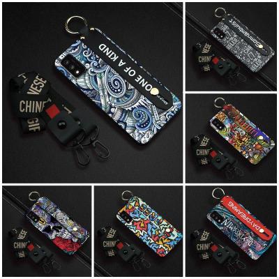 Soft New Phone Case For TCL 30T/T603DL Phone Holder Dirt-resistant TPU Soft Case cover Kickstand Anti-dust Wrist Strap
