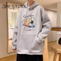 JAY_STORE เสื้อสเวตเตอร์  เสื้อกันหนาวมีฮู้ด เสื้อกันหนาว เสื้อแขนยาวชาย เสื้อกันหนาว บุนวมนุ่ม กีฬาและแฟชั่น การออกแบบที่เป็นเอกลักษณ์ เฉพาะ MWY2392VX6 38Z230923