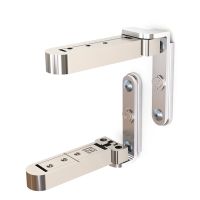 2Pcs/Sets Heaven and Earth hinges Door hinges Three-dimensional adjustable invisible door hinges Heavy-duty hidden hinges Accessories