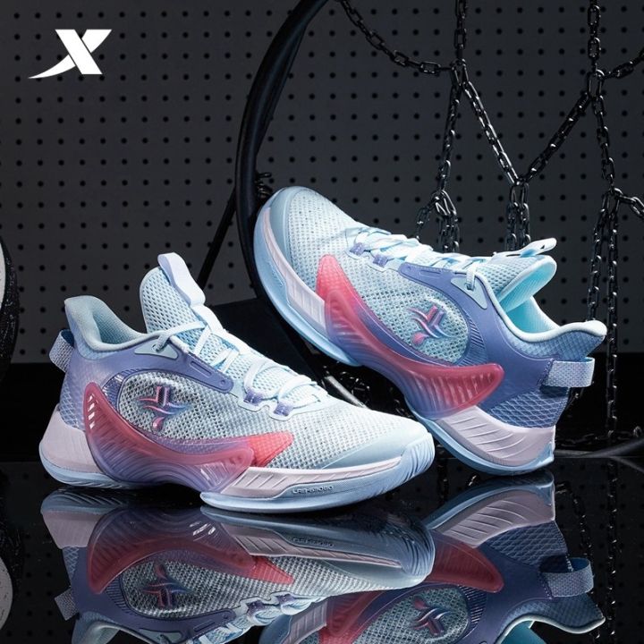 Xtep Jeremy Lin Storm 2.0 Basketball Shoes Men Shock Absorption Mid Top  Sport Shoes Non-Slip Cushioning Sneakers 877319120002
