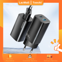 Toocki ที่ชาร์จ USB Type C ที่ชาร์จชาร์จเร็วโทรศัพท์มือถือชาร์จ USB PD3.0 QC3.0 65วัตต์สำหรับ IPhone 12 13 Pro Max Xiaomi แล็ปท็อป