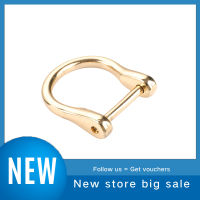 Detachable Removable Open Screw D Ring Buckle Shackle Clasp Leather Craft Bag