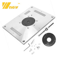 Multi-Functional Aluminium Alloy Router Table Insert Plate Trimmer Engraving Machine Woodworking Bench Router Plate