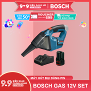 HCMMáy hút bụi dùng pin 12V Bosch GAS 12V SET gồm 1 pin 1 sạc