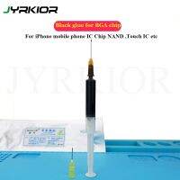 Jyrkior เมนบอร์ดชิป Ic ซ่อมกาวสีดำสำหรับ Iphone ชิป Bga Cpu Hdd Nand Touch ตราประทับด้านล่าง Ic กาวสีดำ