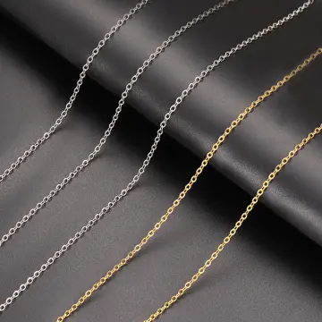 Gold thin hot sale necklace chain