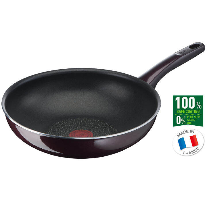 Tefal Ultra Resist Intense Titanium Nonstick Wok Pan (28cm) Dishwasher
