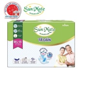 HCM Tã dán SunMate size M L18 18 miếng gói  tã dán người lớn