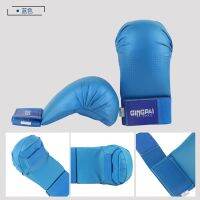 GINGPAI KickBoxing Gloves Fighting Sandbag Training Punching Thickened Mitts TKD hands Protector Red Blue Child/Kids Equipmenmt