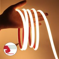 220V Cob Led Neon Tape Adhesive Led Strips Light 288LEDs/m 20M 30M 50M Waterproof Flex Ribbon Lamp Warm Natural White 4500K