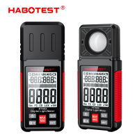 HABOTEST HT603 เครื่องวัดแสงดิจิตอล เครื่องวัดความสว่างแบบดิจิตอล 200000 Lux ลักซ์พร้อมเครื่องวัดความชื้นและอุณหภูมิโดยรอบ