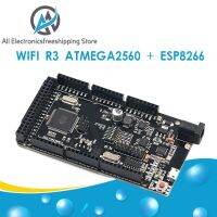 R3 Wifi ที่ Mega2560 Atmega2560esp8266 Ch340g Usb-Ttl หน่วยความจำ32Mb รองรับอาร์ดิวโน Mega Nodemcu สำหรับ Wemos Mega 2560