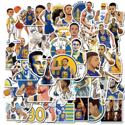 hotx【DT】 50Pcs/Lot Stephen Curry Stickers for Boys Luggage Car Suitcase Laptop Skateboard Motor Anime Cartoon