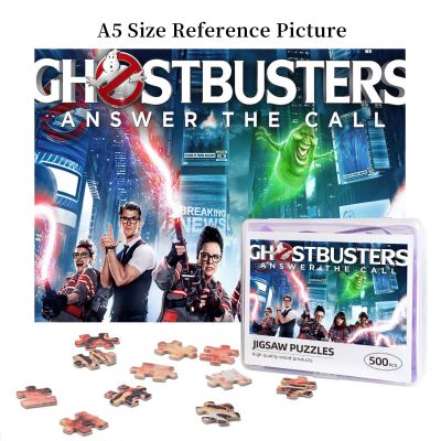 Ghostbusters Wooden Jigsaw Puzzle 500 Pieces Educational Toy Painting Art Decor Decompression toys 500pcs