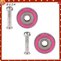 BUSH 2PCs โลหะสำหรับตกแต่ง เครื่องตัดล้อกระเบื้อง พร้อมสลักและน็อตล็อค โลหะผสมอัลลอยด์ เครื่องมือล้อล้อ คู่มือการใช้งาน อะไหล่เครื่องตัดกระจก สำหรับเครื่องตัดกระเบื้องเซรามิกด้วยมือ