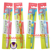 Fluocaril ฟลูโอคารีลแปรงสีฟันสำหรับจัดฟันไฮบริดออร์โธ 1 ชิ้น Fluocaril ortho brush Hybrid/spiral