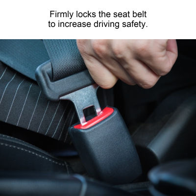 ซ็อกเก็ตหัวเข็มขัดนิรภัยที่เชื่อถือได้ทนทาน ABS + อลูมิเนียมอัลลอยด์ปลอดภัย Universal Safety Belt Plug Connector for Safety Belt for Car for Seat Belt for Vehicle