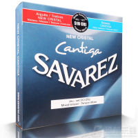 Savarez 510 Cantiga Series ใหม่ Cristal/Cantiga สายกีตาร์คลาสสิกแบบธรรมดา/ความตึงสูงครบชุด 510CRJ-ZOK STORE