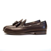 [Made to Order สั่งตัด ] MANGO MOJITO รองเท้าหนังรุ่น ML Tassel Loafer สี Brown