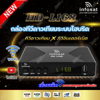 ใหม่!! INFOSAT กล่องดาวเทียม รุ่น HD-L168 Auto C&amp;Ku รองรับทั้งจานตะแกรง และจานทึบ