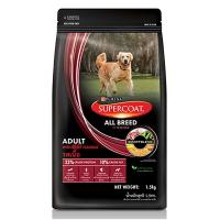 โปรค่าส่งถูก!เก็บคูปอง อาหารสุนัข SUPERCOAT ADULT BEEF 1.5 กก. DRY DOG FOOD SUPERCOAT ADULT BEEF 1.5KG อาหารสุนัขส่งฟรี อาหารสุนัขถูกๆ โปรค่าส่งถูก เก็บเงินปลายทาง