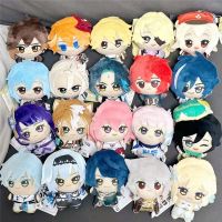 10CM Anime Game Genshin Impact Plush Pendant Toy Zhongli Aether RFischl Ajax Cartoon Cosplay Stuffed Plush Doll Decoration Gift