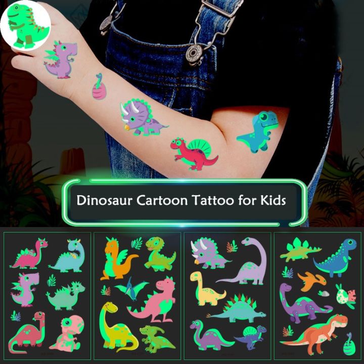 hot-dt-childrens-temporary-tattoos-cartoon-unicorn-kids-boy-glitter-child-sticker-fake