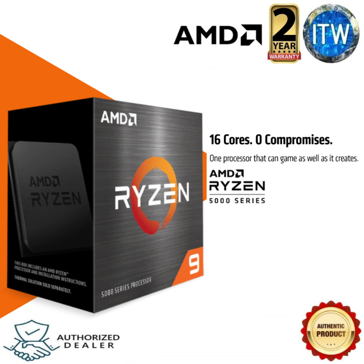 Amd Ryzen 5950x 4.9ghz 105w Am4 Cpu W O Cooler 