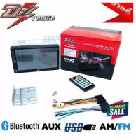 เครื่องเล่นวิทยุติดรถยนต์ จอมีบลูทูธ USB พร้อมหน้ากาก 7 นิ้ว ISUZUDMAX สีดำ/บรอนซ์/ทอง