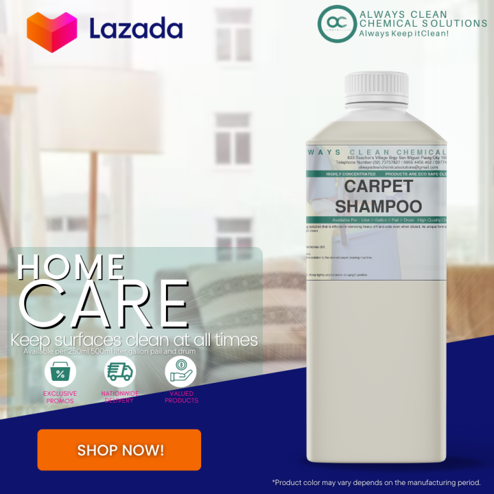 CARPET SHAMPOO 1 LITER Lazada PH