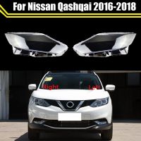 ฝาครอบไฟหน้ารถที่ครอบโคมไฟเลนส์กระจกหลอดไฟหน้าอัตโนมัติสำหรับ Nissan Qashqai 2016 2017 2018