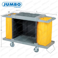 Jenstore JUMBO รถเข็นแม่บ้าน แบบพลาสติก MT-8159