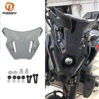 ●☃กระจกรถจักรยานยนต์กระจกหน้ารถยนต์สีเทาสำหรับยามาฮ่า MT-09 FZ-09 MT09 FZ09 2021 2022ฝาครอบแผ่นเบนทางลมโรเตอร์มอเตอร์ไซค์