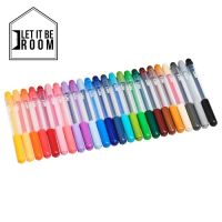 IKEA สินค้าแท้จากอิเกีย ปากกาสีเมจิก คละสี 24ชิ้น ปากกาเมจิก สีเมจิกสำหรับเด็ก ระบายสีเด็ก ปากกาไฮไลท์ คุณภาพสูง ปลอดภัย มัวล่า,MALA Felt-tip pen
