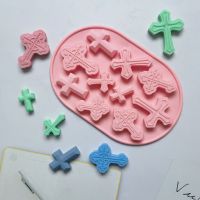 New In 2022 Religious Vintage Cross Silicone Mold Handmade DIY Epoxy Mould Chocolate Cake Accessories Baking Tools Bread  Cake Cookie Accessories