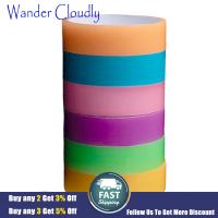 Wander Cloudly เทปลูกบอลเหนียว6ชิ้นสำหรับผู้ใหญ่เทปเรืองแสงสีสร้างสรรค์