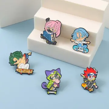Anime Character Collection Enamel Pins Set Custom JOJO Bojji Nezuko SK∞  Cartoon Icon Brooch Lapel Badge Cute Jewelry for Fans