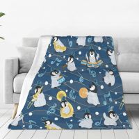 Ready Stock Penguin Parade Blanket Bedspread On The Bed Kawaii Bedspreads For Double Bed On The Bed