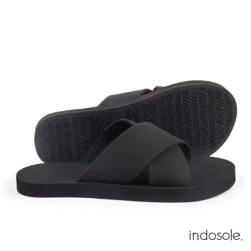 Women's Cross Sandals - Black