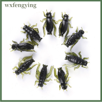 Wxfengying 20ชิ้นนุ่มเหยื่อปลอมตกปลาน้ำหนักเบาจิ้งหรีดแมลงการจำลองล่อเหยื่อ