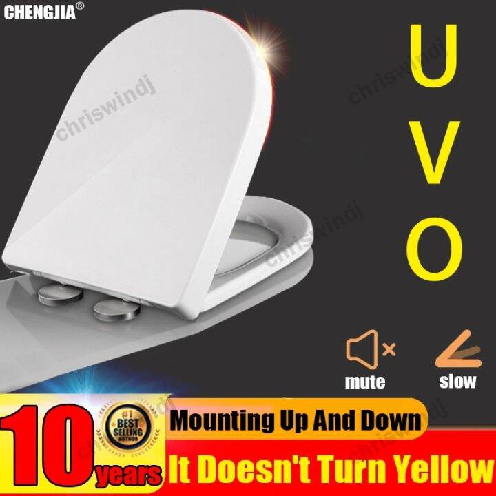 Highend Slow Close U/V/O Type size Universal Toilet Seat Cover Toilet