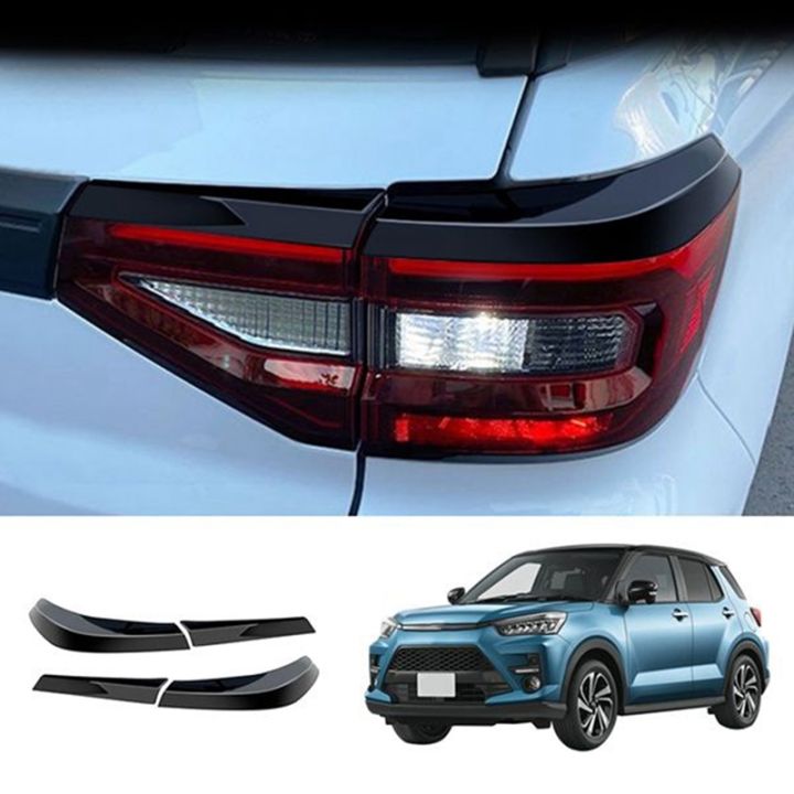 car-body-rear-tail-light-frame-stick-taillight-cover-trim-eyebrow-for-toyota-raize-200